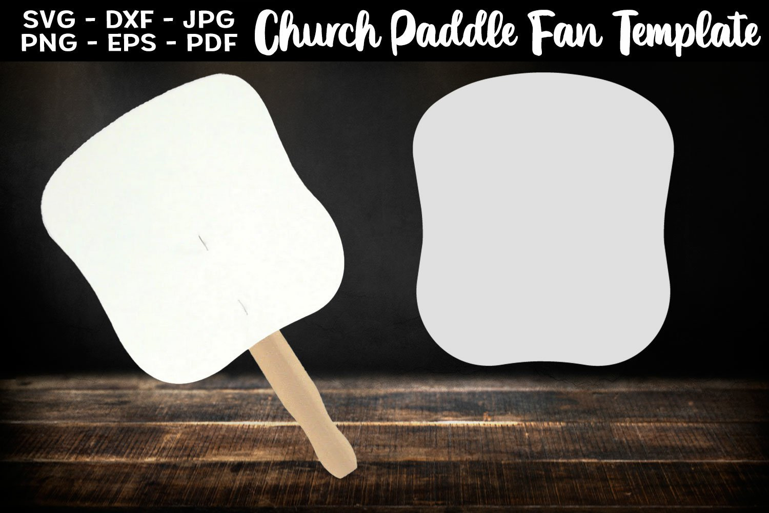 Church Paddle Fan Template Sublimation Label for FREE Printable Church Fan Template