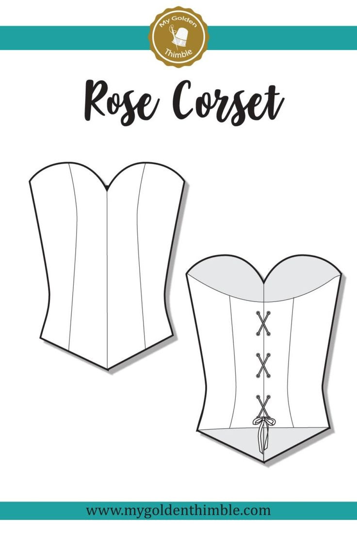 Classic Free Corset Pattern And Tutorial. Pdf Download. pertaining to Free Printable Corset Sewing Pattern