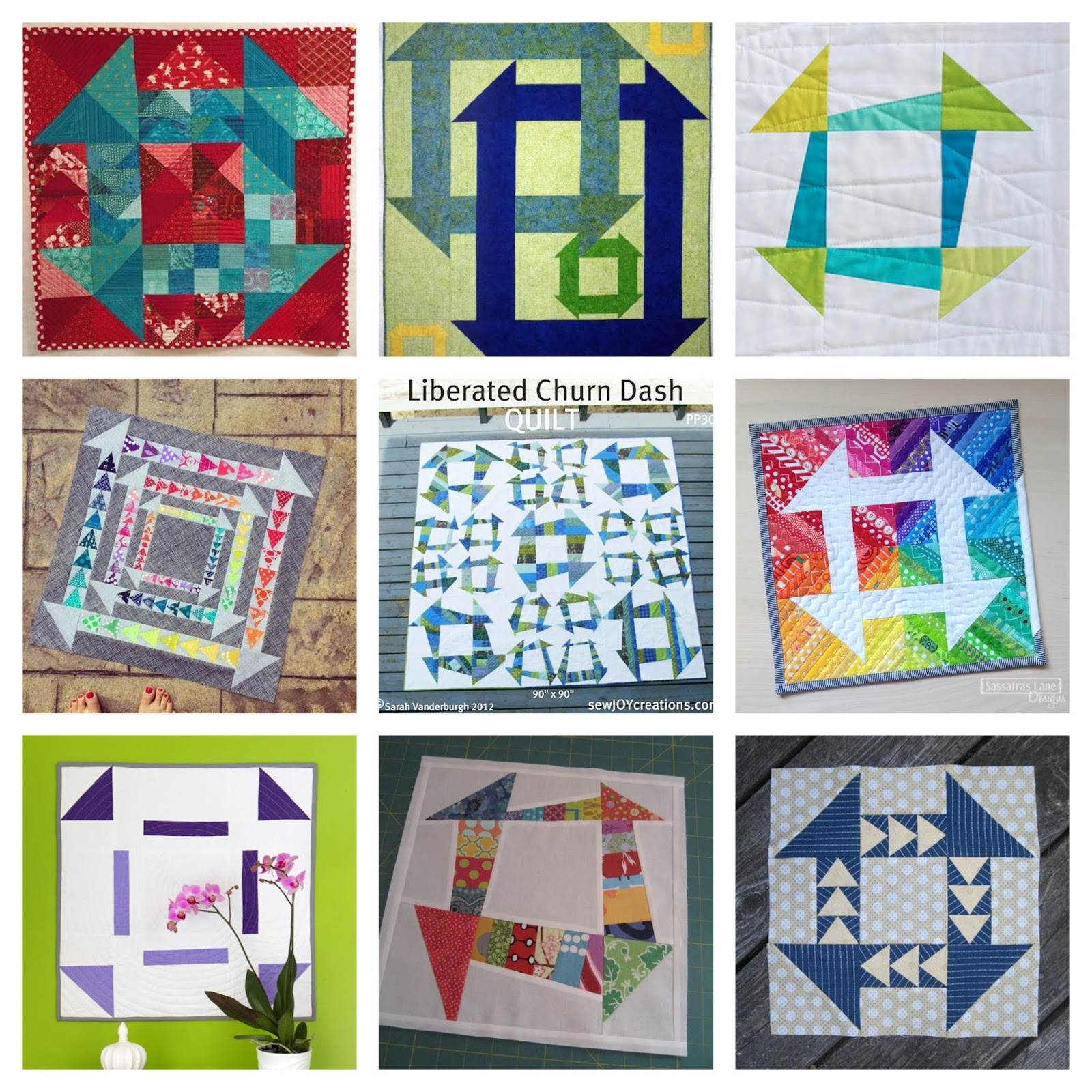 Classic Quilt Blocks} Churn Dash - Add A Twist! - Threadbare Creations within FREE Printable Churn Dash Quilt Pattern