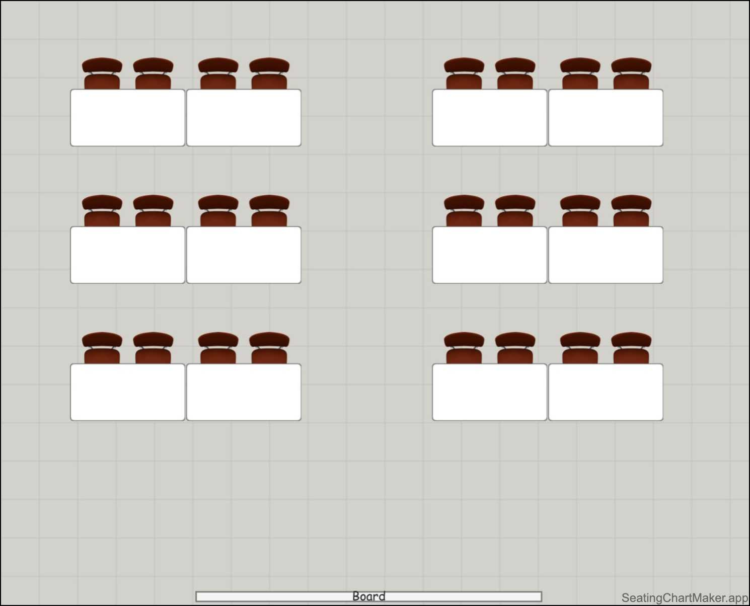 Classroom Seating Chart Templates (Editable) pertaining to Free Printable Classroom Seating Charts