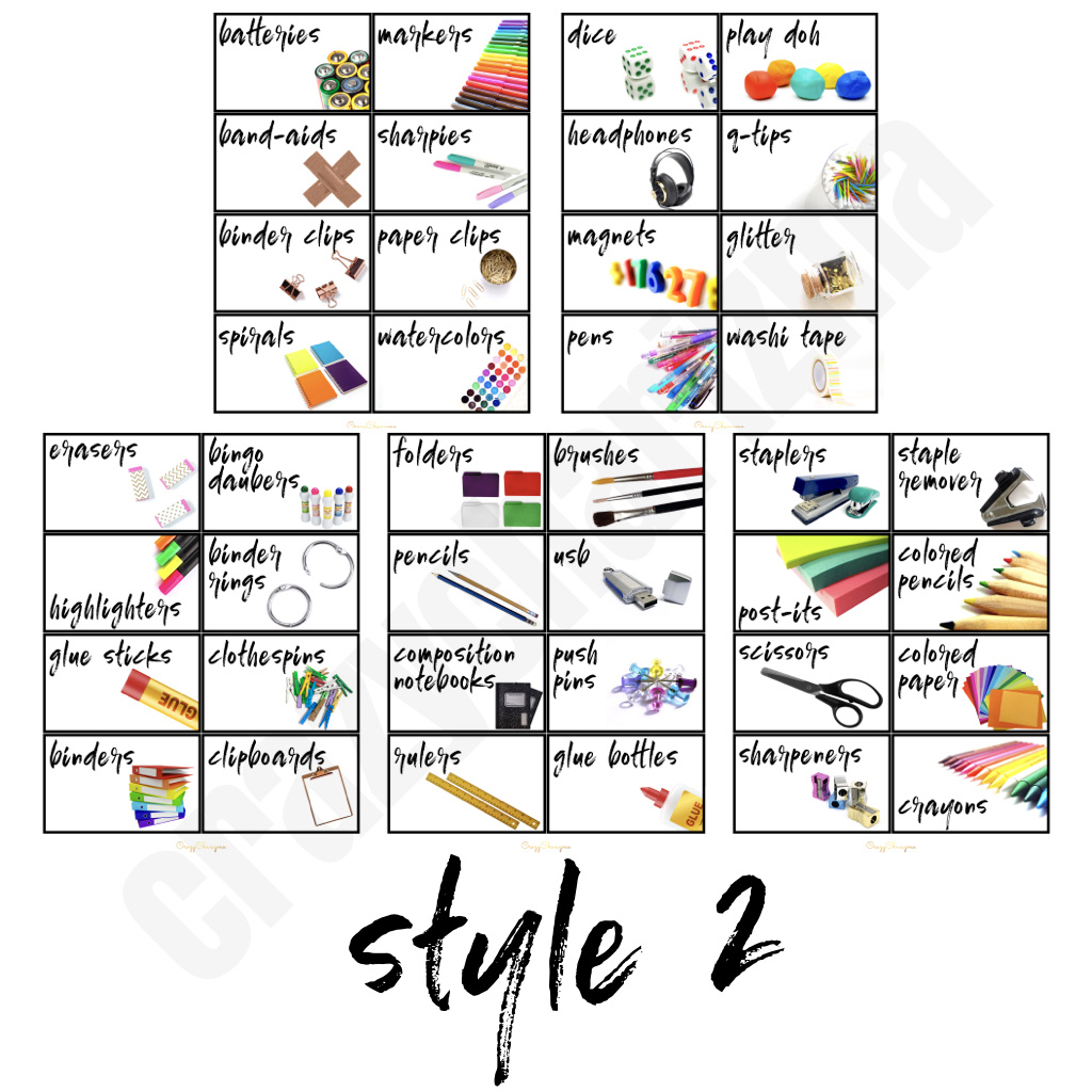 Classroom Supply Lables Editable inside Free Printable Classroom Supply Labels