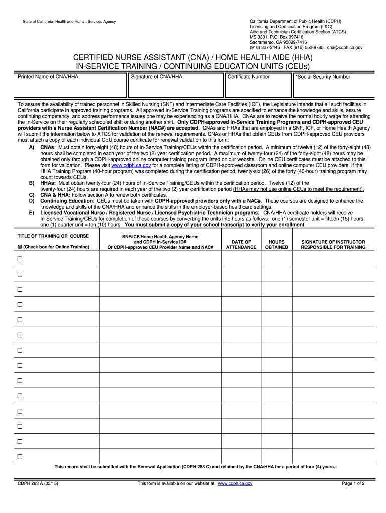 Cna Renewal Form: Fill Out &amp;amp; Sign Online | Dochub pertaining to Free Printable Cna Inservice Material