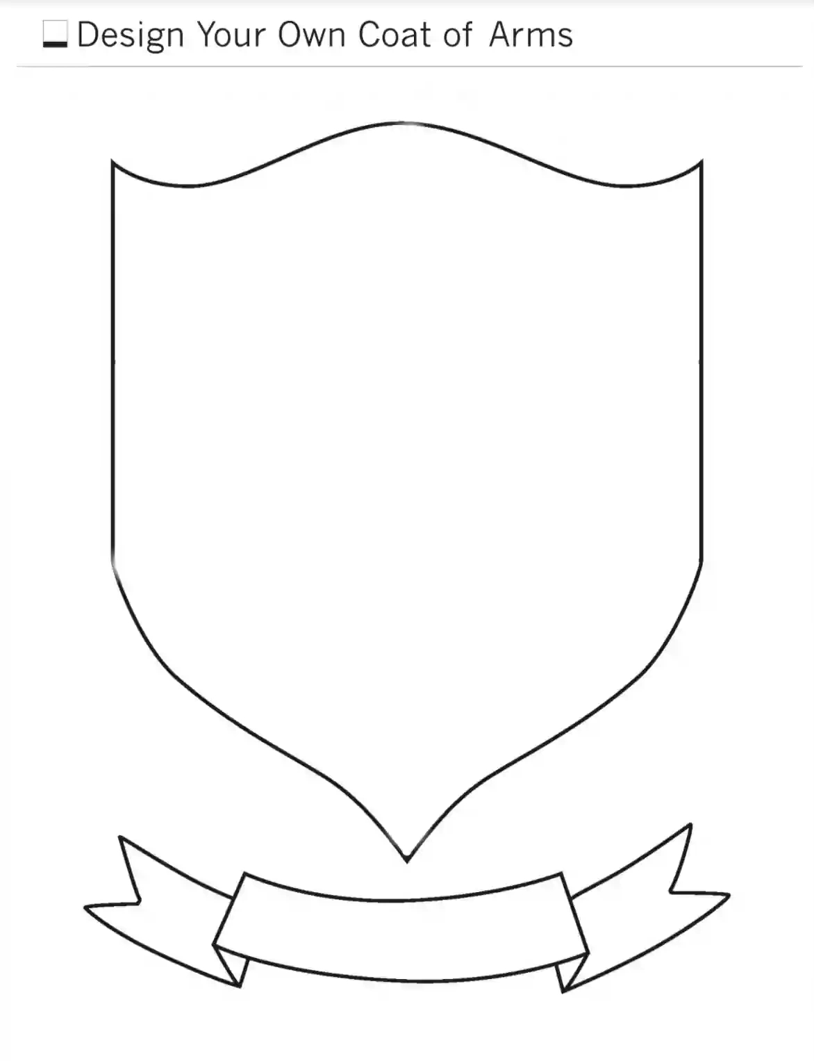 Coat Of Arms Template ≡ Fill Out Printable Pdf Forms Online regarding Free Printable Coat Of Arms