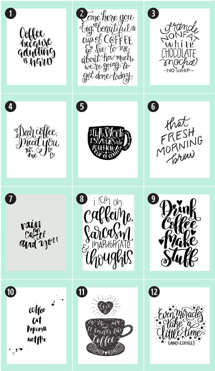 Coffee Free Printables: 180+ Ultimate Guide • Little Gold Pixel throughout Free Printable Coffee Bar Signs