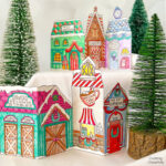 Color-Your-Own Christmas Village - Free Printable Coloring Pages throughout Free Printable Christmas Village Houses