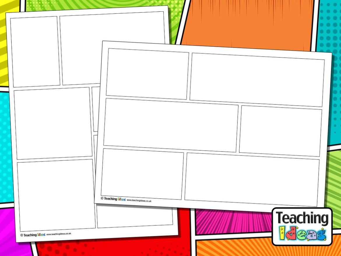 Comic Strip Templates - Teaching Ideas regarding Free Printable Comic Strips For Teachers