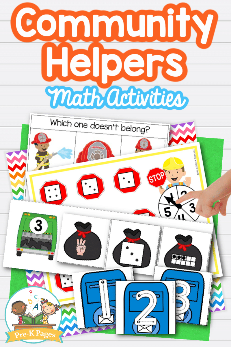 Community Helpers Math Activities For Preschool intended for Free Printable Community Helpers Math Activities For Preschoolers