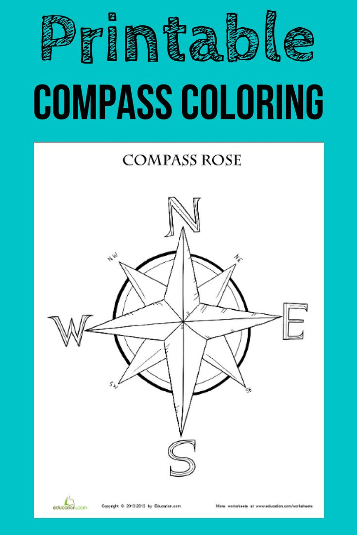 Compass Rose | Worksheet | Education for FREE Printable Compass Rose Worksheets
