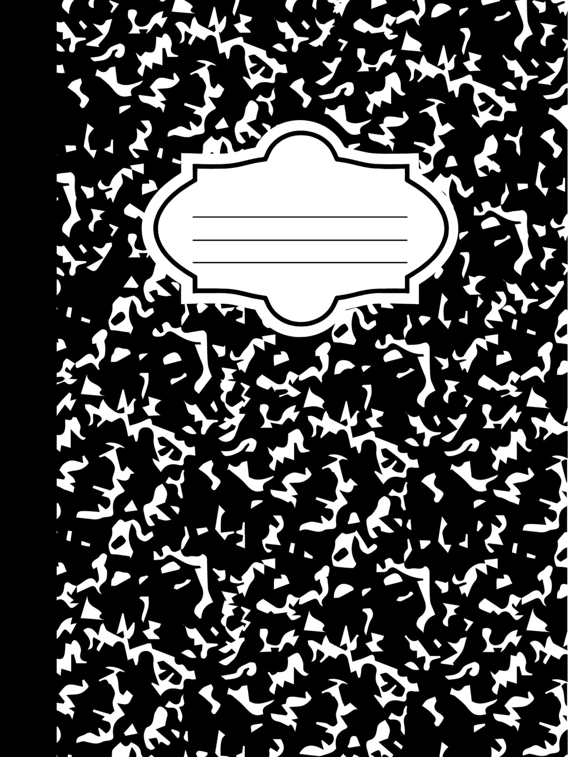 Composition Book | Notebook Cover Template Design | Pdf, Png And within Free Printable Composition Notebook Cover Template