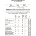 Conners Teacher Rating Scale - Revised Form - Fill Online intended for FREE Printable Conners Rating Scale For Teachers