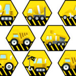 Construction Birthday Party Printables - Mandy'S Party Printables regarding FREE Printable Construction Cupcake Toppers