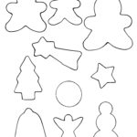 Cookie Cutter Crafts intended for Free Printable Christmas Cookie Templates