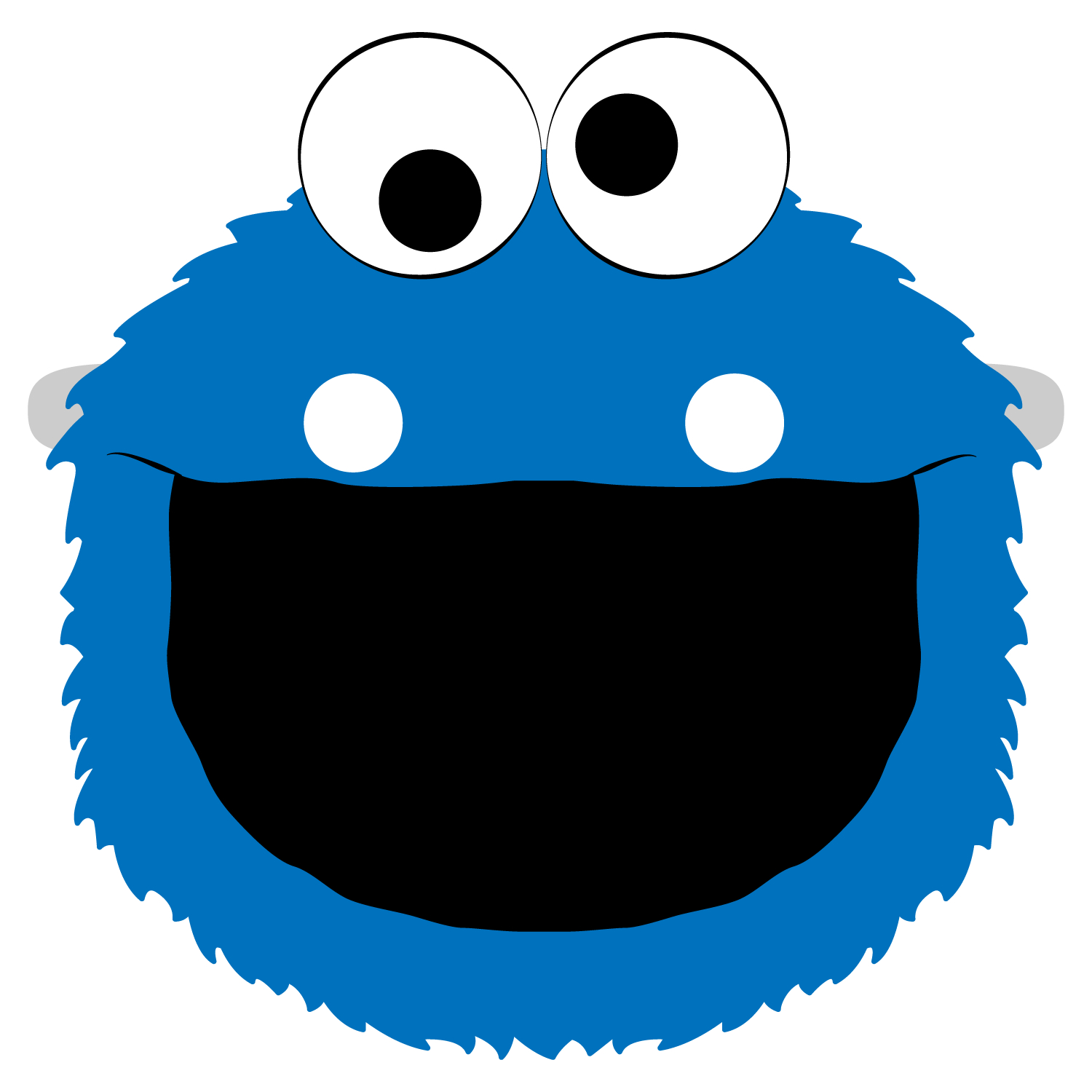 Cookie Monster Mask Template | Free Printable Papercraft Templates with regard to FREE Printable Cookie Monster Face Template