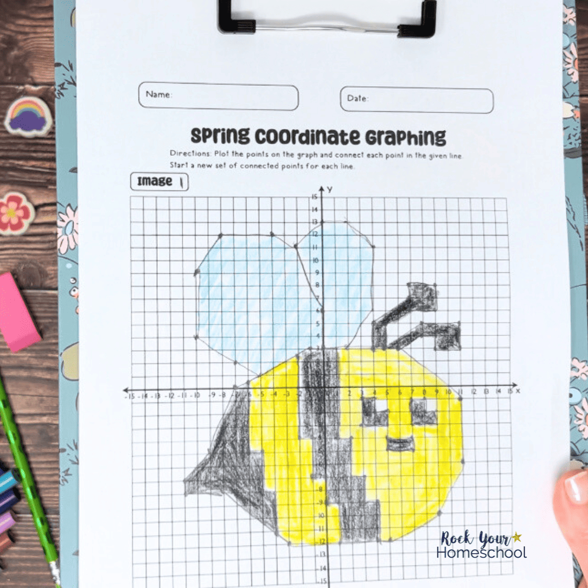 Coordinate Graphing Mystery Pictures For Spring Fun (Free) pertaining to FREE Printable Coordinate Plane Mystery Picture Worksheets
