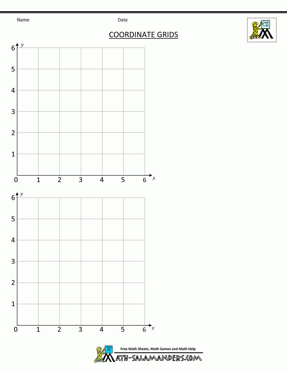 Coordinate Plane Grid with regard to FREE Printable Coordinate Plane Graph Paper