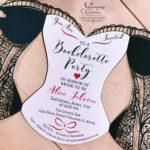 Corset Party Laser Cut Invitation | Shimmering Ceremony regarding FREE Printable Corset Invitation Template