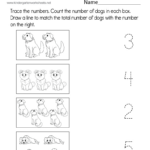 Counting Dogs Worksheet - Free Printable, Digital, &amp; Pdf intended for Free Printable Counting Worksheets For Preschool