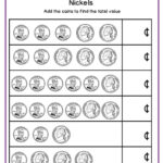 Counting Money Worksheets with Free Printable Counting Money Worksheets For Kindergarten