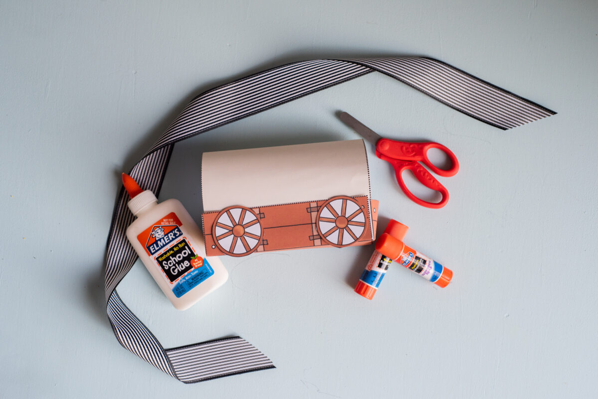 Covered Wagon Craft - Come Follow Me Fhe regarding FREE Printable Covered Wagon Template
