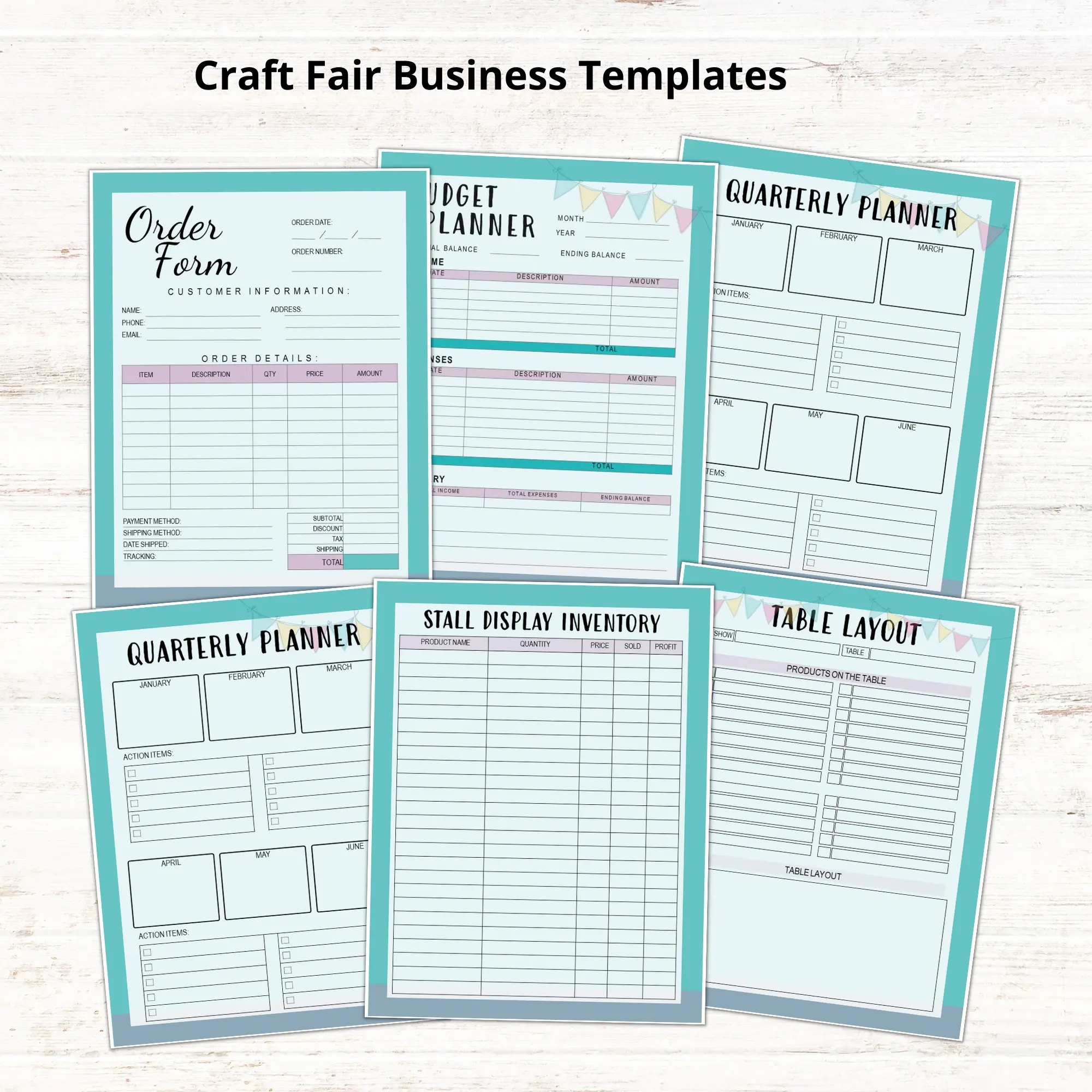 Craft Fair Business Planner - Createful Journals Your Creative in FREE Printable Craft Business Planner
