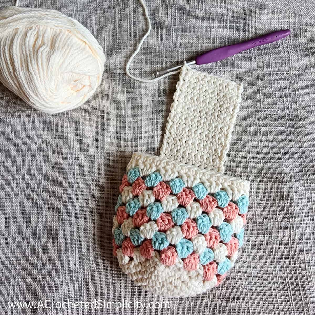 Crochet Chair Caddy - A Crocheted Simplicity within FREE Printable Crochet Chair Back Patterns
