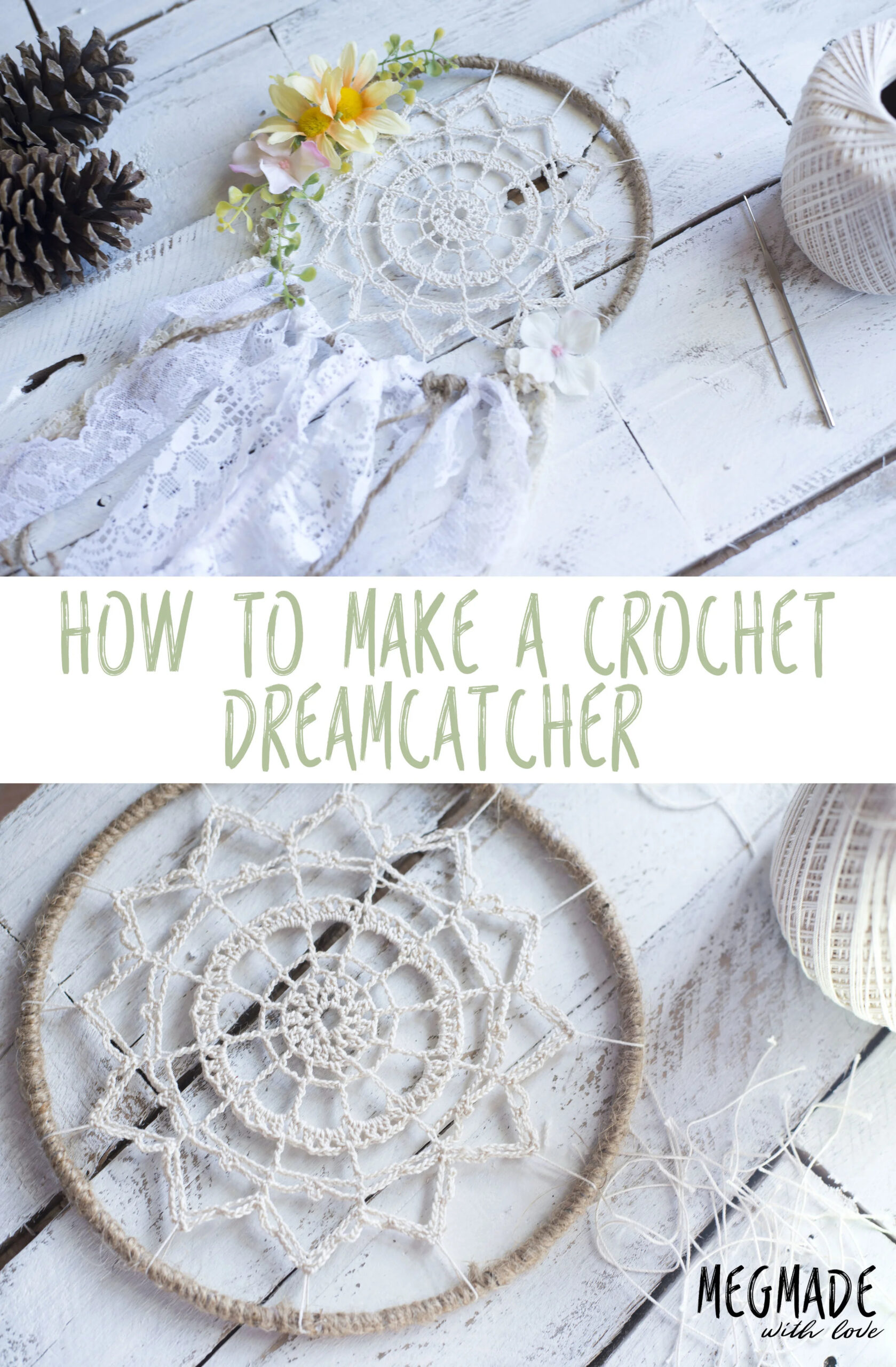 Crochet Dreamy Dreamcatcher Pattern — Megmade With Love within FREE Printable Crochet Dream Catcher Patterns