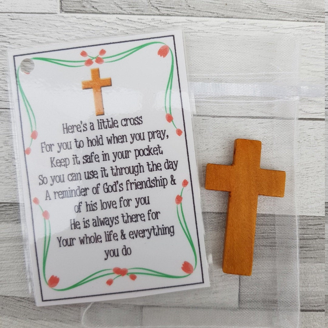 Cross In My Pocket - Faith Cross - Religious Gift - God/Jesus with Free Printable Cross In My Pocket Poem