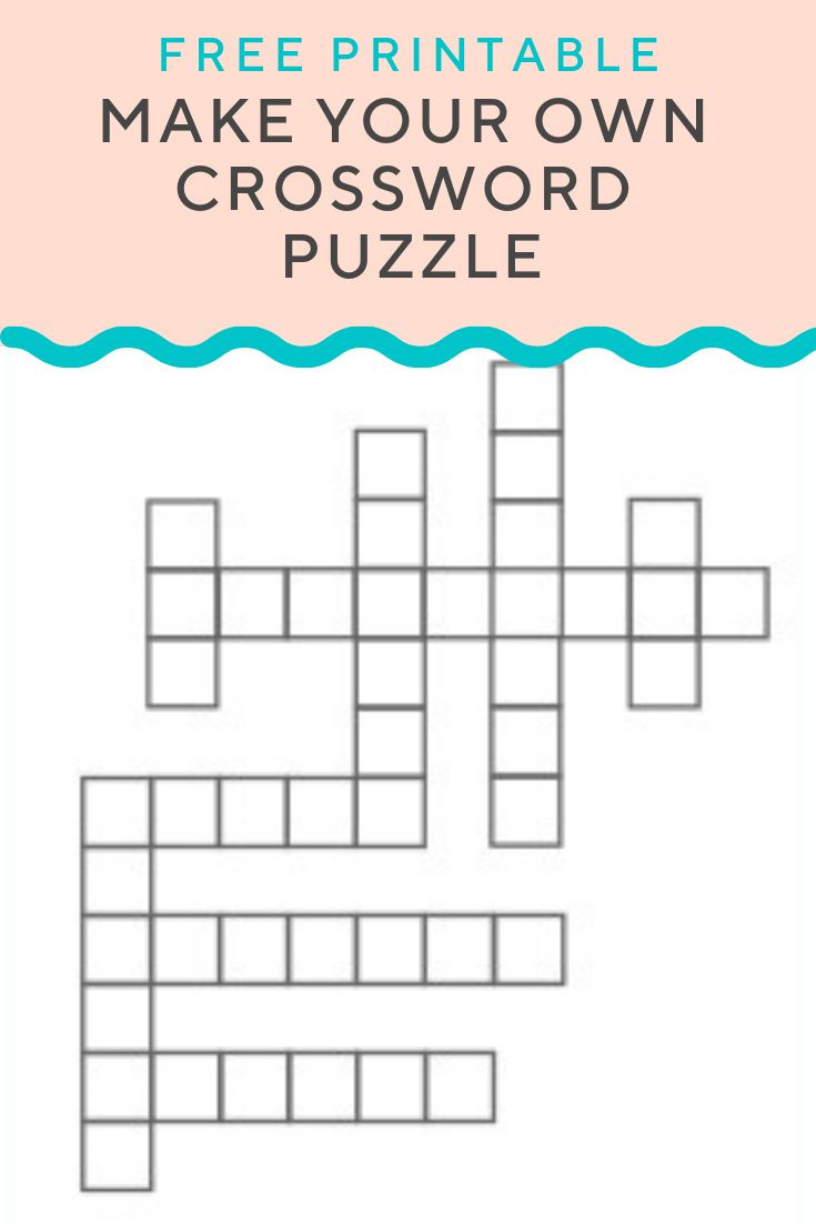 Crossword Puzzle Generator with regard to FREE Printable Crossword Puzzle Template