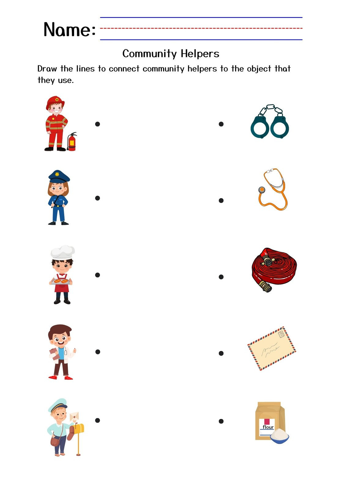 Customize 31+ Kindergarten Community Helpers Worksheets Templates regarding Free Printable Community Helpers Worksheets For Kindergarten