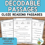 Decodable Cloze Reading Passages For Reading Comprehension regarding FREE Printable Cloze Reading Passages