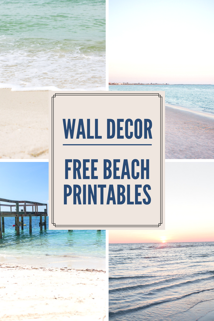 Decorating With Beach Photos - Free Printable Beach Wall Art with Free Printable Coastal Wall Art