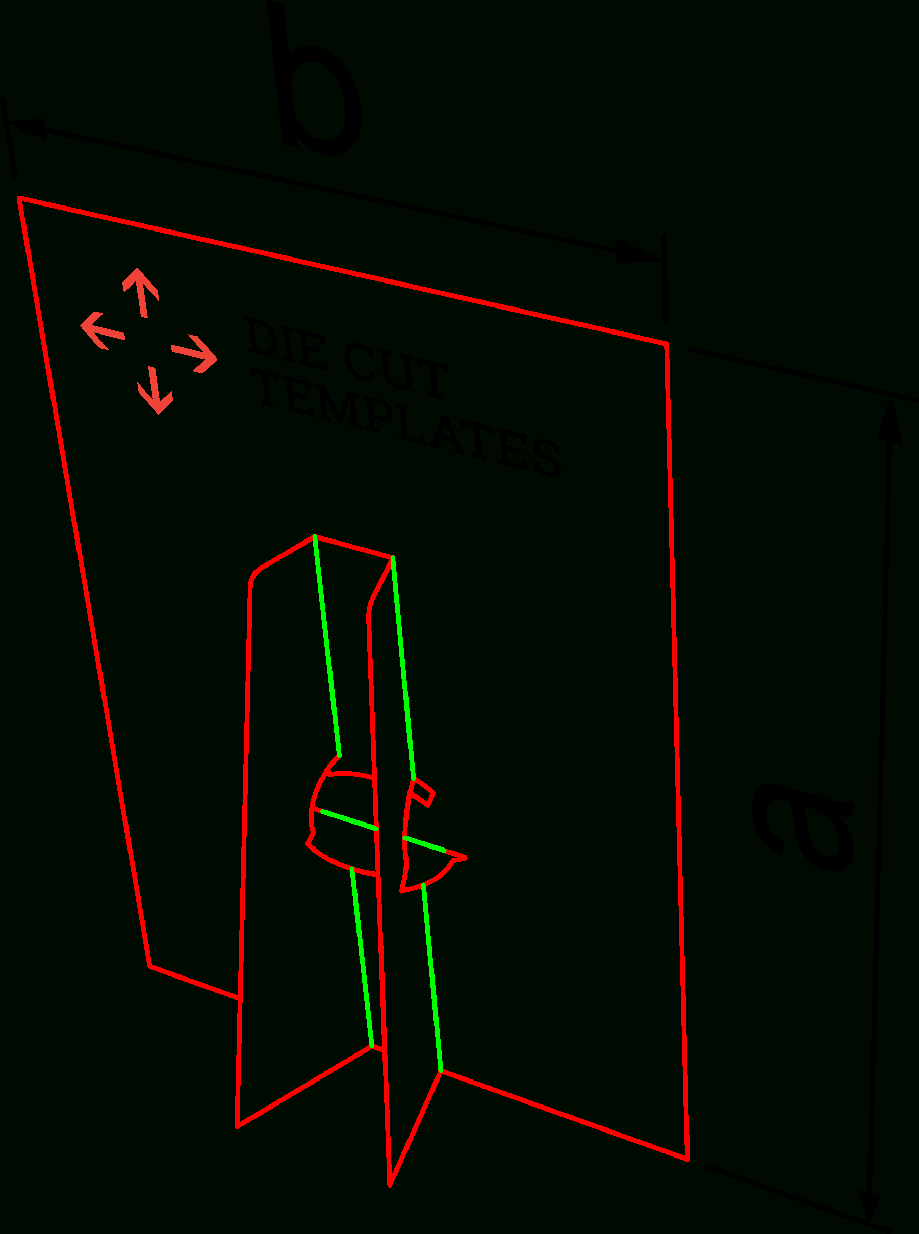Dielines | Display Materials | Becf-30701 pertaining to FREE Printable Cardboard Easel Template