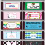 Diy Candy Bar Wrapper Templates | Party Favors | Chocolate Bar Labels regarding FREE Printable Candy Bar Wrappers Templates