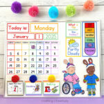 Diy Children'S Calendar - Free Calendar Printables In Multiple regarding FREE Printable Calendar For Preschool