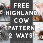 Diy Highland Cow: Free Pattern No Sew - Ruffles And Rain Boots with regard to Free Printable Cow Sewing Pattern