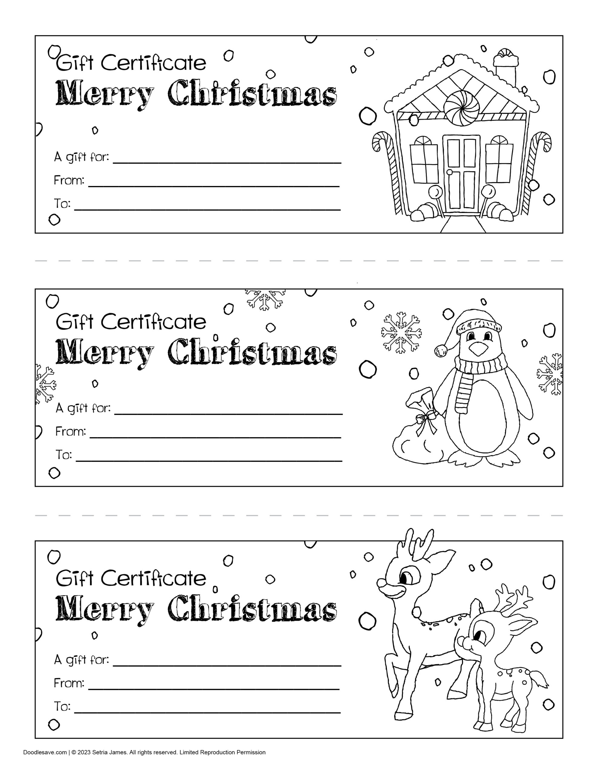 Download Pdf Free Printable Christmas Gift Certificates Christmas throughout FREE Printable Christmas Gift Certificates Templates