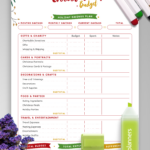 Download Printable Christmas Style - Christmas Budget Pdf in FREE Printable Christmas Budget Planner