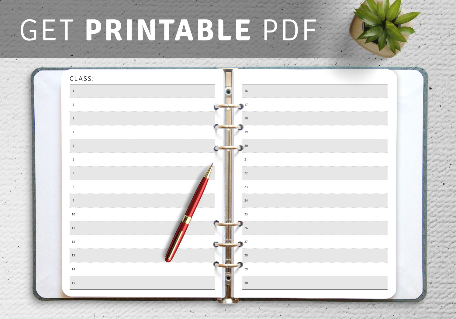 Download Printable Class List Template Pdf inside Free Printable Class List Template For Teachers