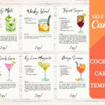 Drink Recipe Card within FREE Printable Cocktail Recipe Cards