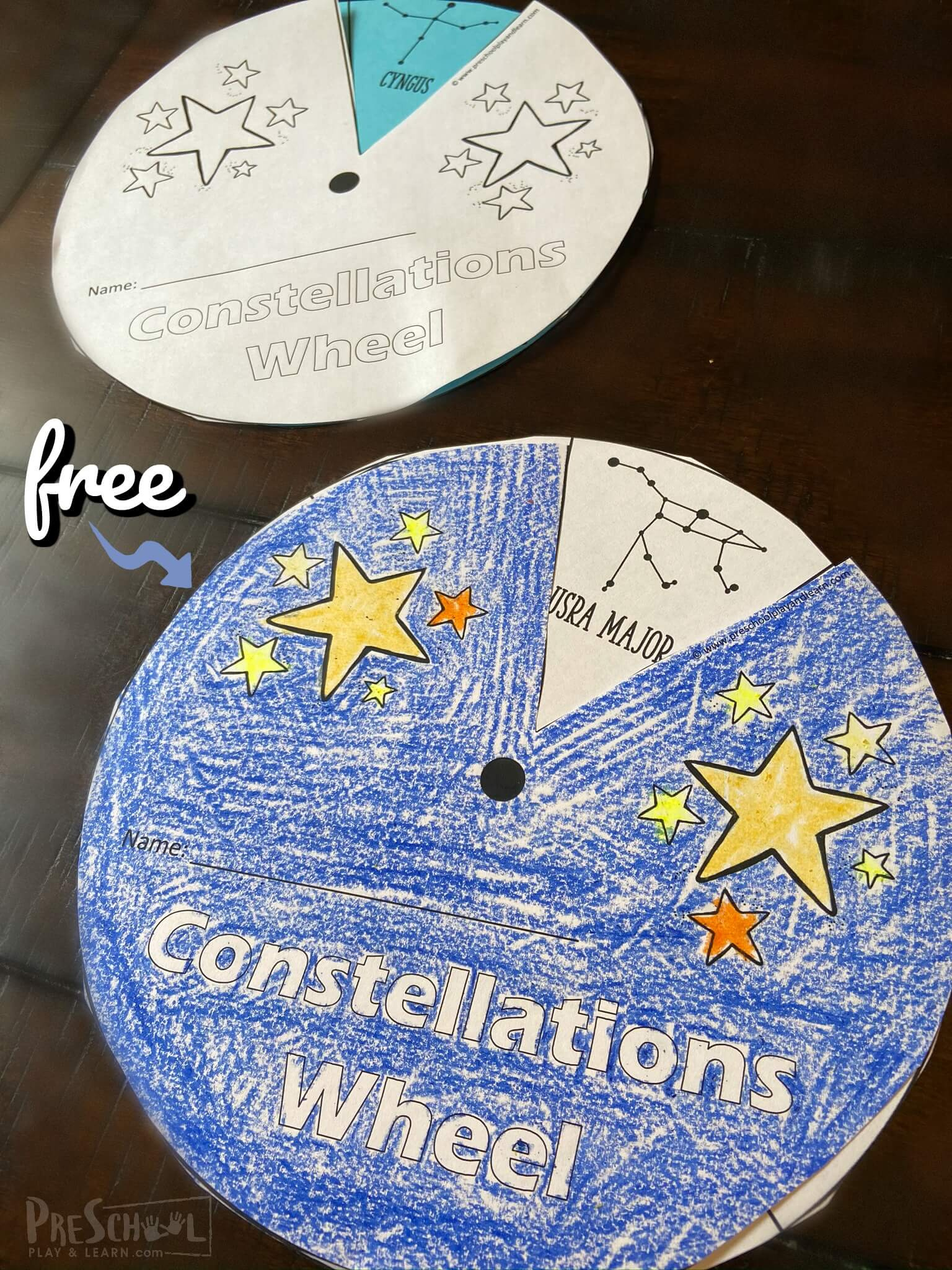 ⭐ Free Constellations For Kids Printable Wheel Pdf pertaining to Free Printable Constellations Printable Worksheets