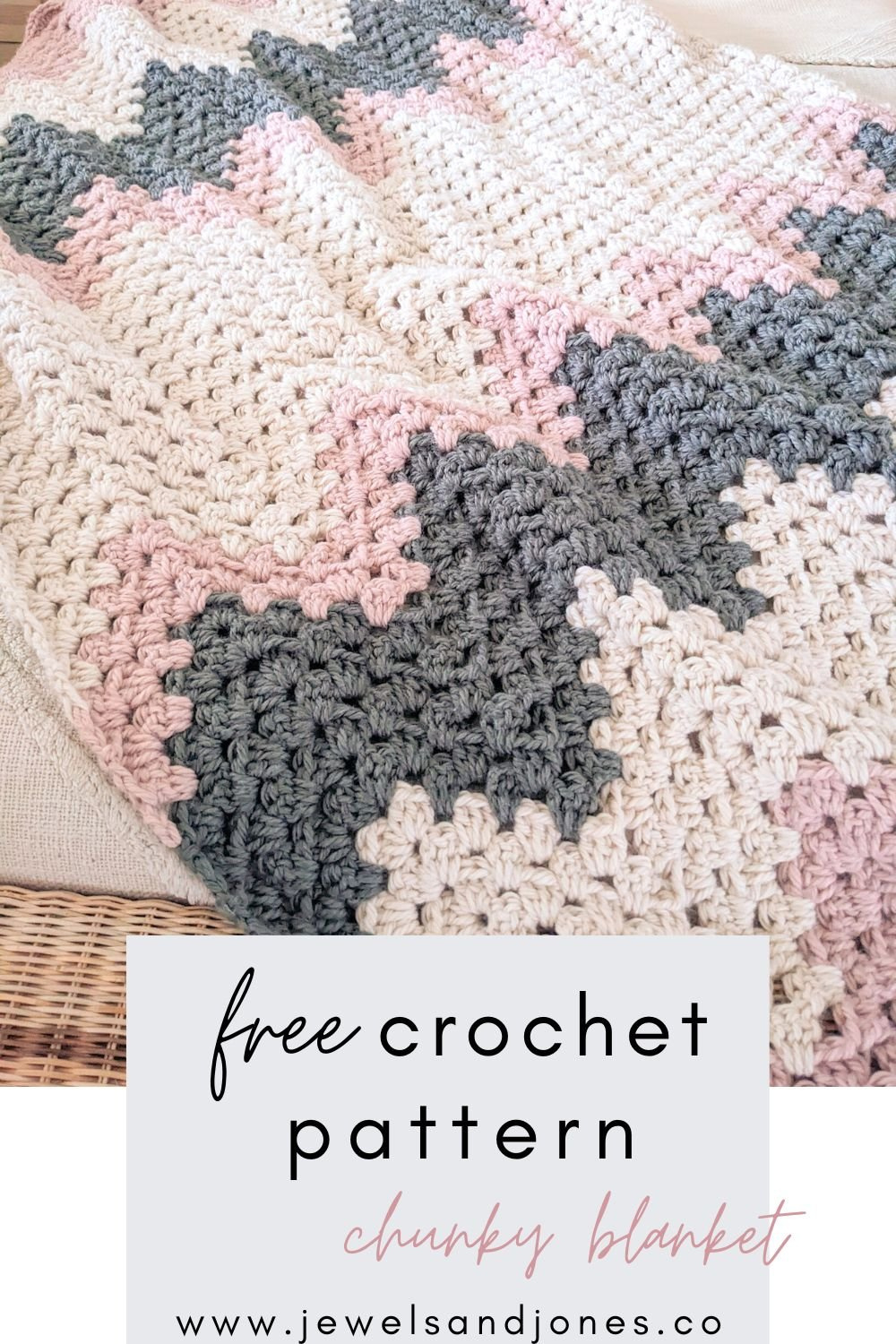 Easy Chunky Chevron Crochet Blanket Pattern | Jewels And Jones regarding FREE Printable Chevron Crochet Pattern