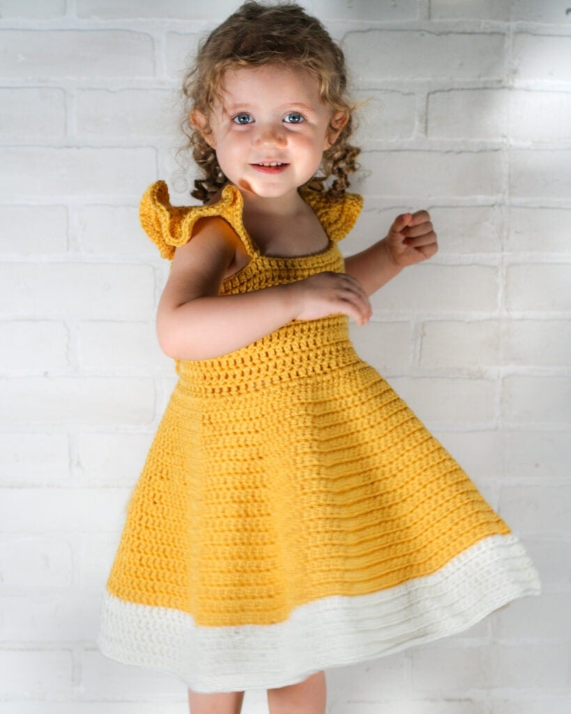 Easy Crochet Dress For Toddlers - Free Pattern - Winding Road Crochet pertaining to FREE Printable Crochet Dress Patterns