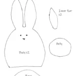 Easy Fabric Bunnies – A Cute Easter &amp; Spring Sewing Project inside FREE Printable Bunny Sewing Patterns