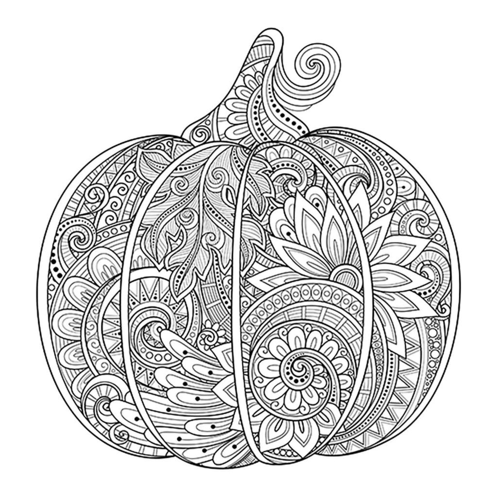 Easy Fall Coloring Page For Seniors - Adventures Of A Caregiver throughout Free Printable Colouring Pages For Seniors