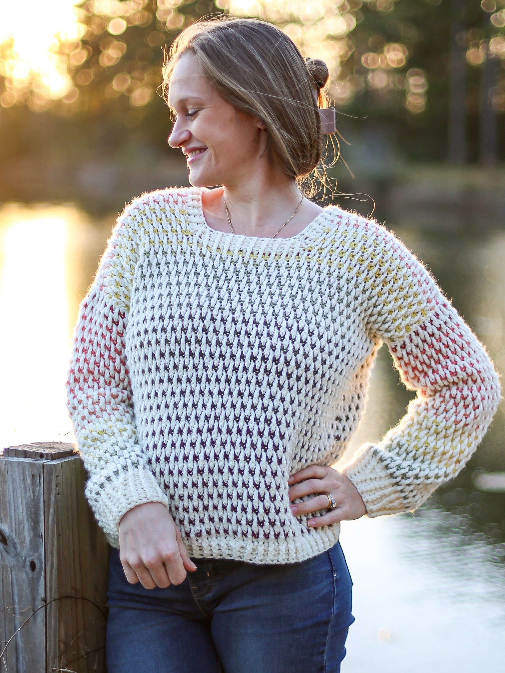 Easy Free Oversized Crochet Sweater Pattern &amp;amp; Video Tutorial within FREE Printable Crochet Sweater Patterns