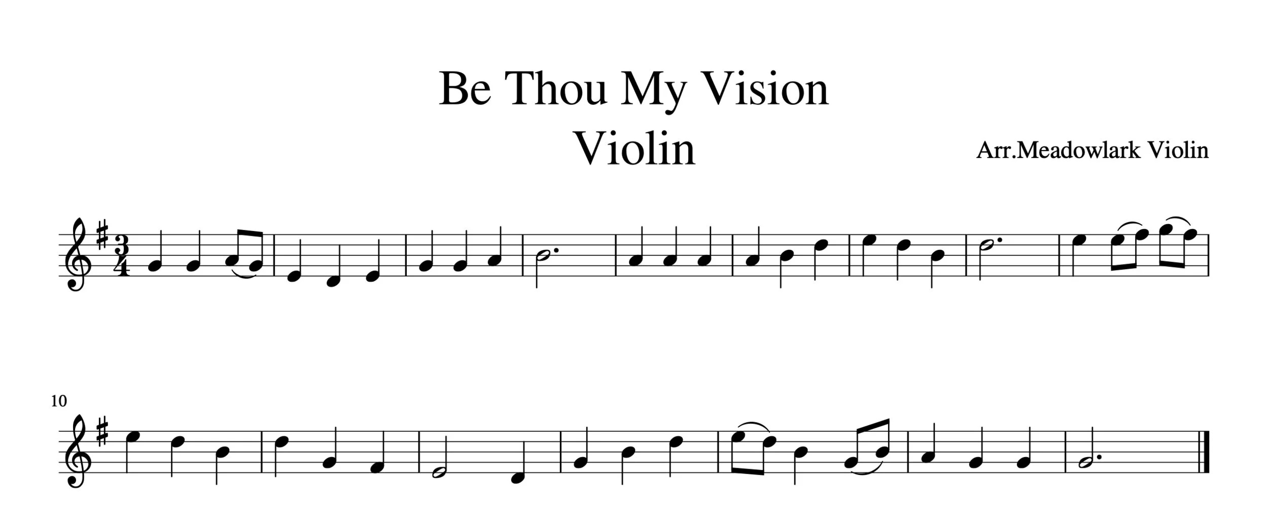 Easy Hymns For Violin (Free Sheet Music) — Meadowlark Violin Studio with regard to Free Printable Christian Music Sheets