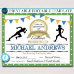 Editierbare Cross Country Award Zertifikate, Sofortiger Download regarding Free Printable Cross Country Certificates