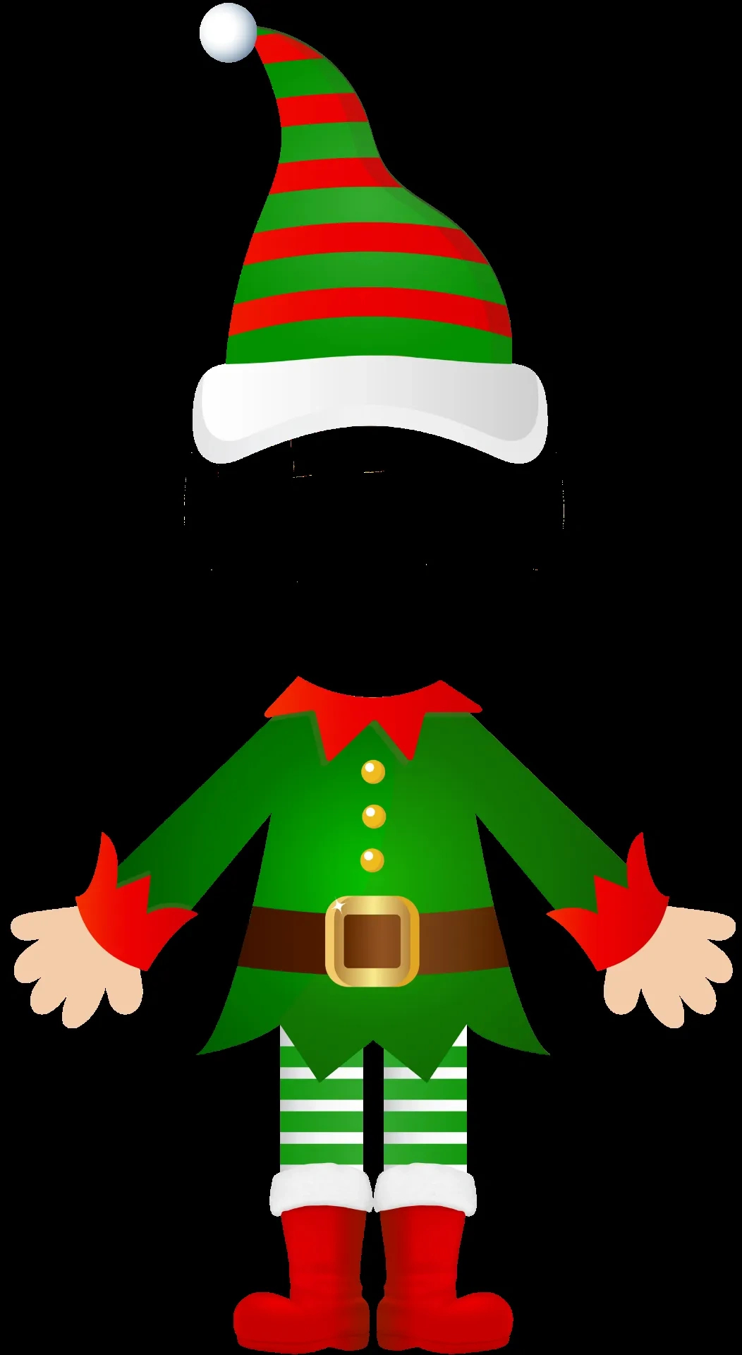 Elf Yourself Blank Printable Png Template — Kapwing within FREE Printable Christmas Elf Template