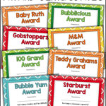 End Of The Year Awards Candy Bar Awards Editable Class Awards for Free Printable Candy Bar Award Certificates