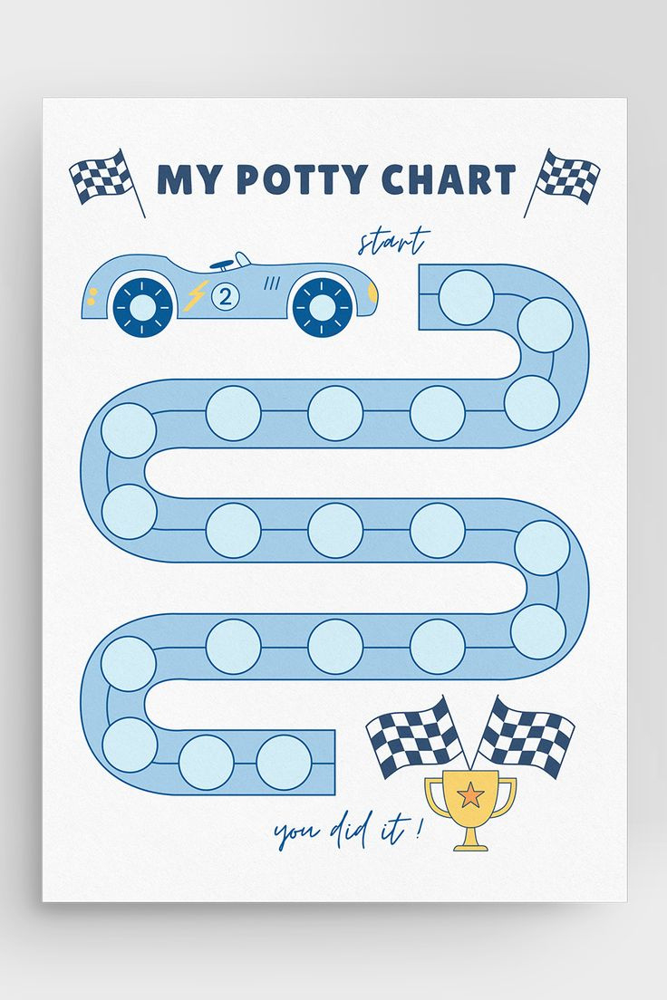 Etsy Printable Potty Training Reward Chart with regard to Free Printable Cars Potty Training Chart